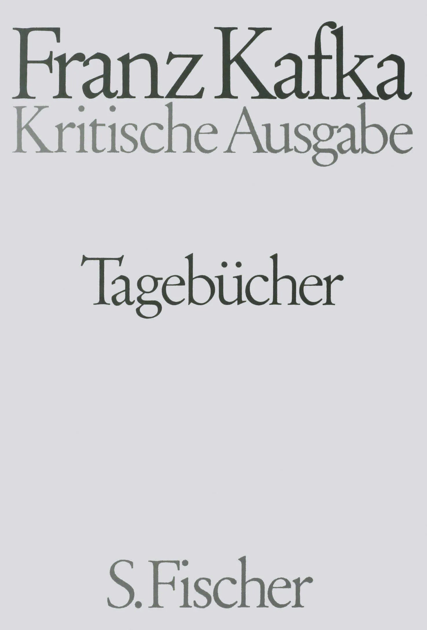 Buchcover von 'Tagebücher, Kommentar' - Gebundene Ausgabe von Franz Kafka