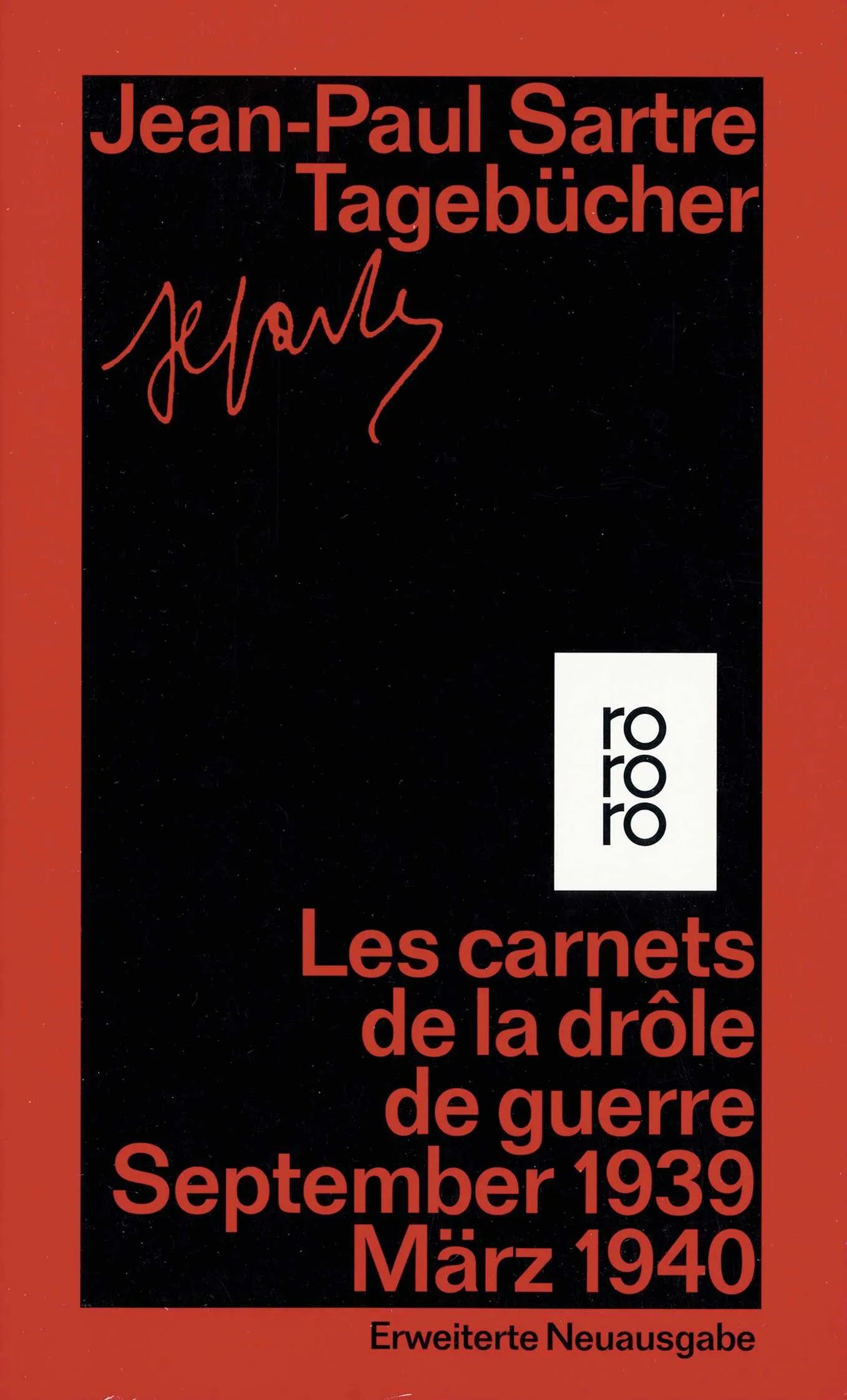 Buchcover von 'Tagebücher' - Taschenbuch von Jean-Paul Sartre