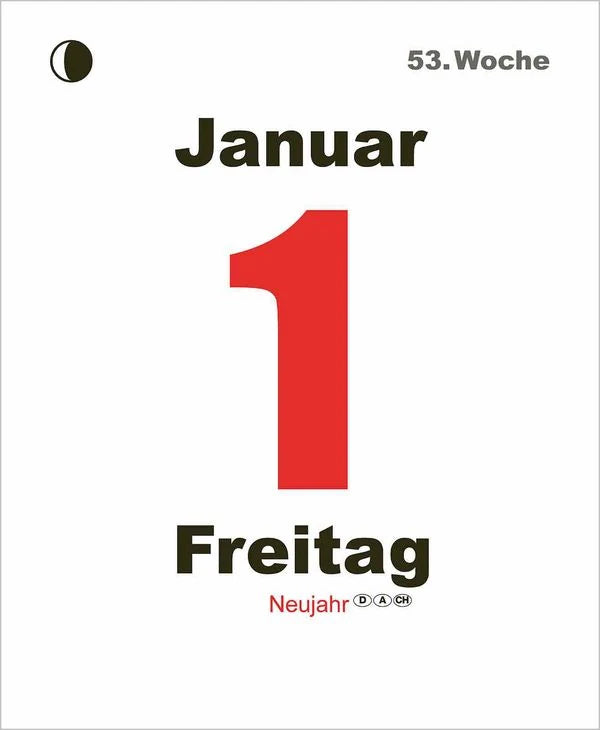 Tages-Abreisskalender 2027 – Ansicht
