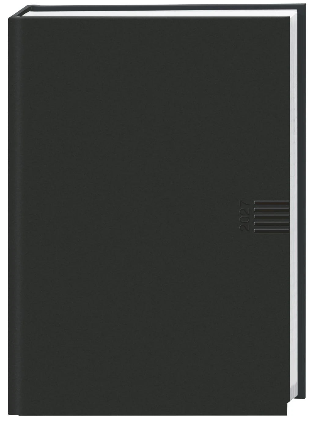 Taschenkalender: Tages-Cheftimer A5, schwarz 2027