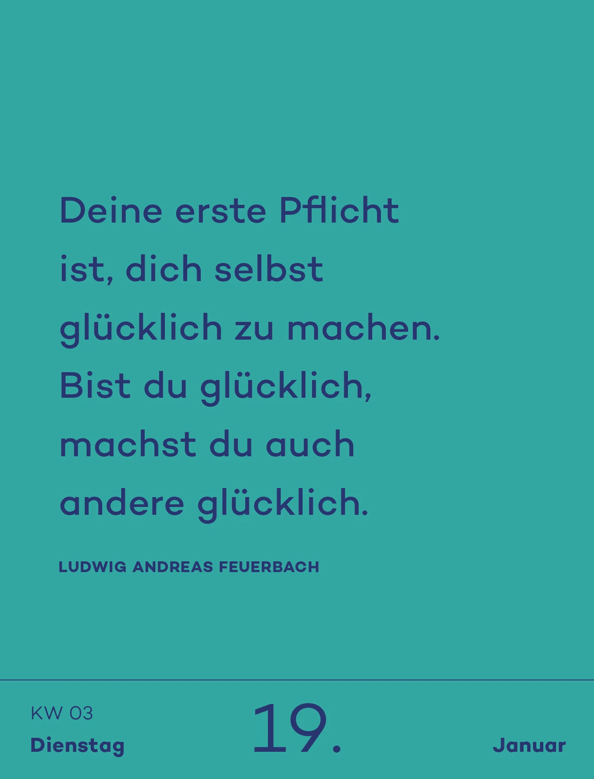 Tagesabreißkalender 2027: 6-Minuten – Ansicht