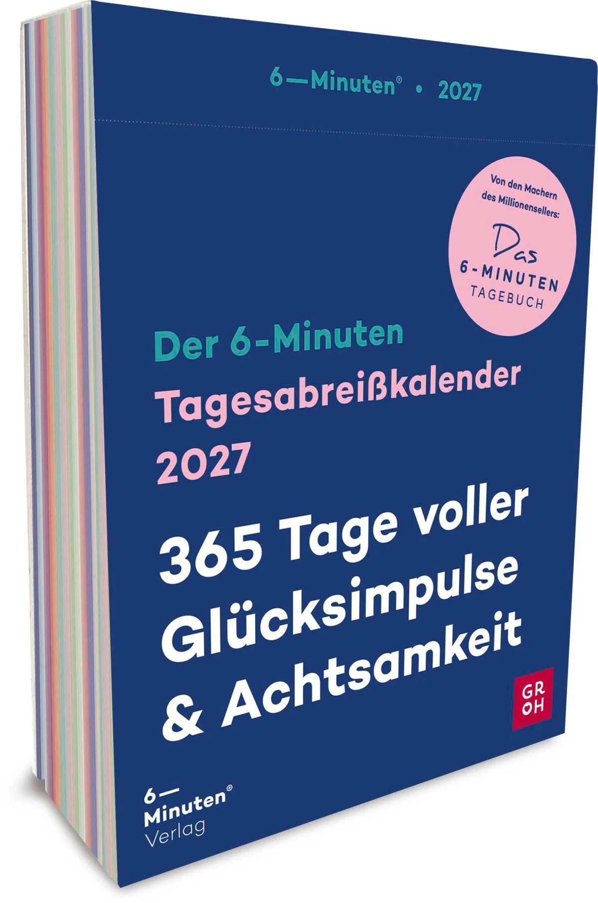Taschenkalender: Tagesabreißkalender 2027: 6-Minuten