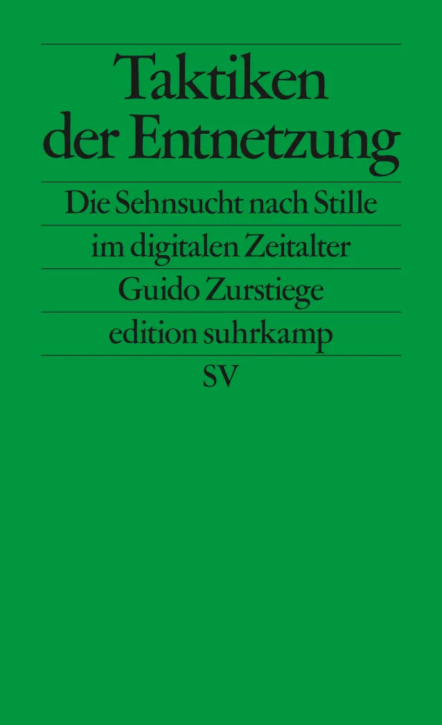 Buchcover von 'Taktiken der Entnetzung' - Taschenbuch von Guido Zurstiege