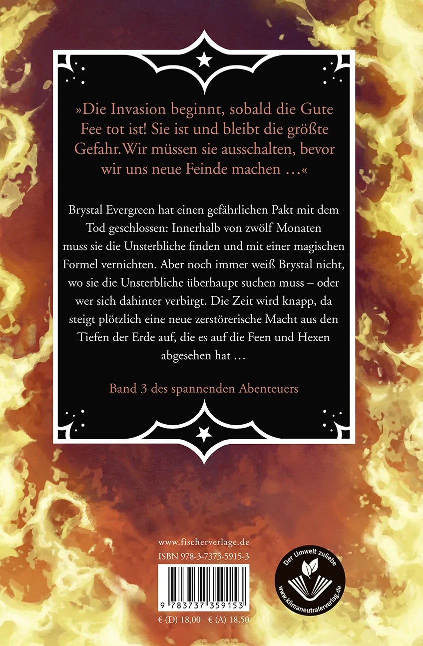 Buchrückseite von 'Tale of Magic: Die Legende der Magie – Ein gefährlicher Pakt' mit Klappentext - Gebundene Ausgabe
