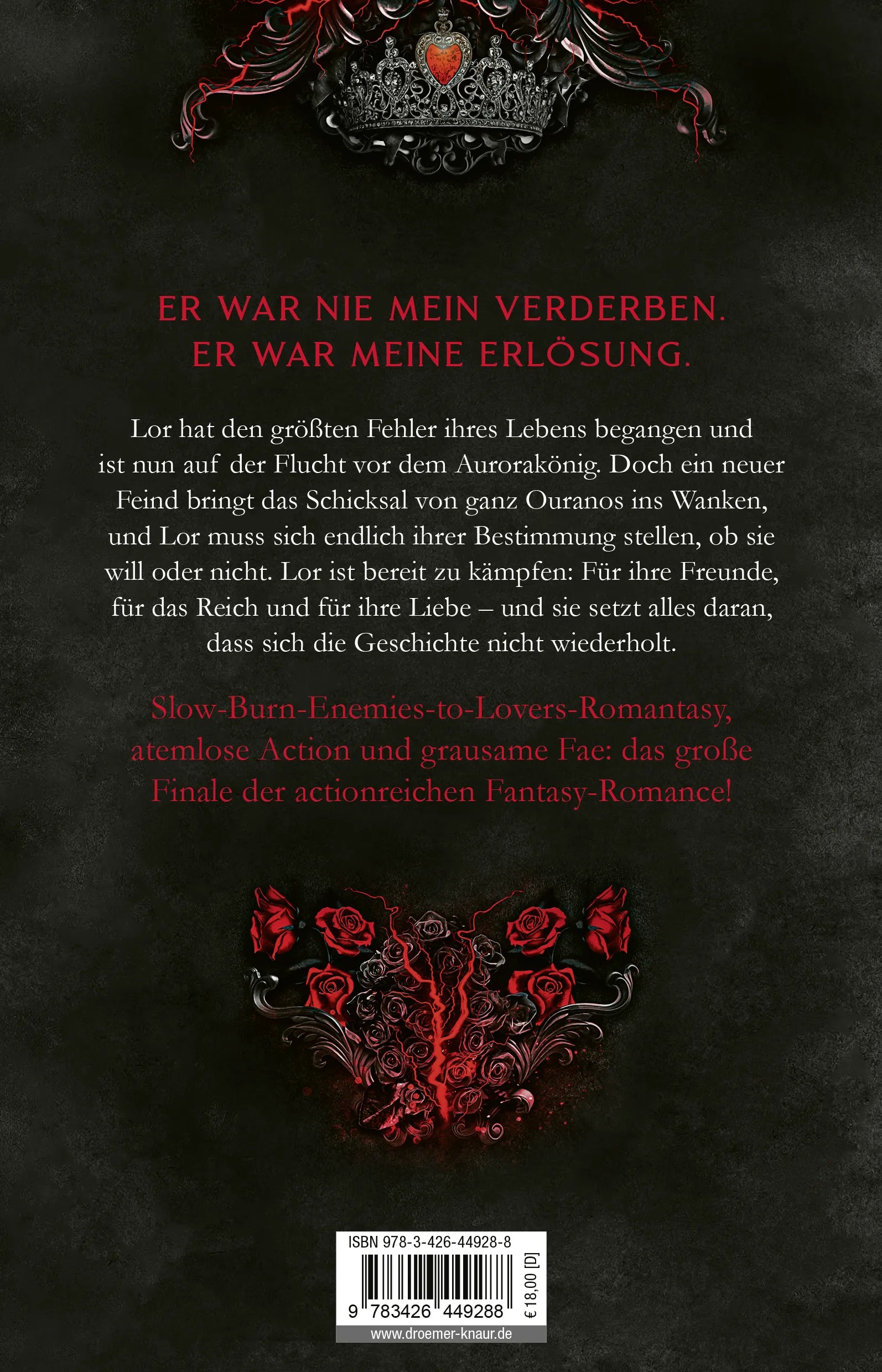 Buchrückseite von 'Tale of the Heart Queen' mit Klappentext - Paperback