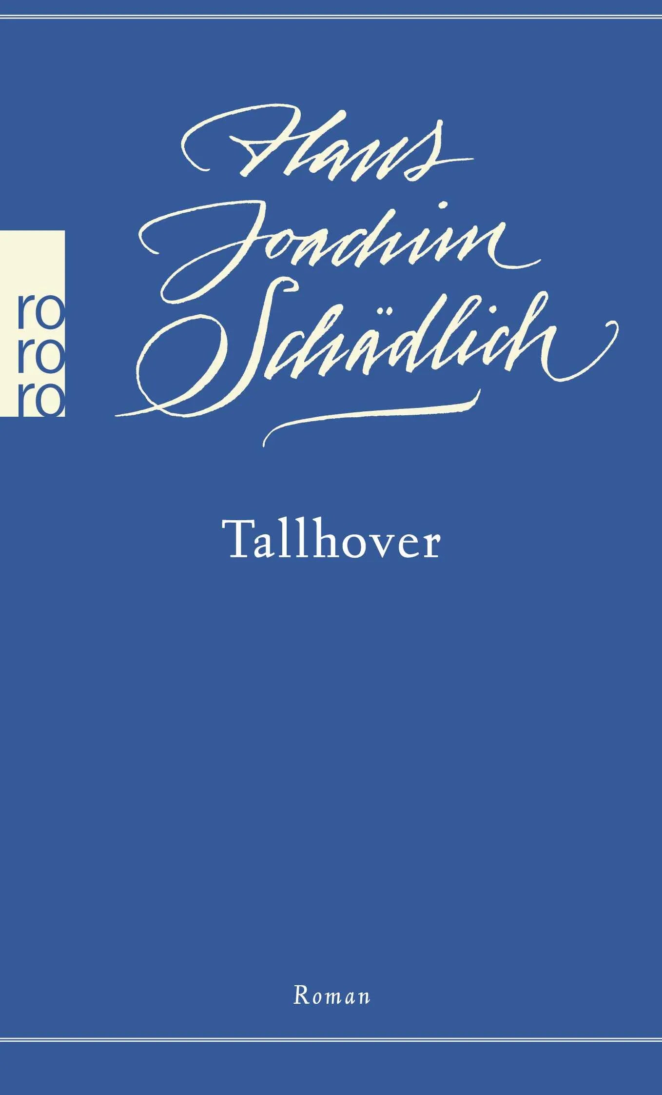 Buchcover von 'Tallhover' - Taschenbuch von Hans Joachim Schädlich