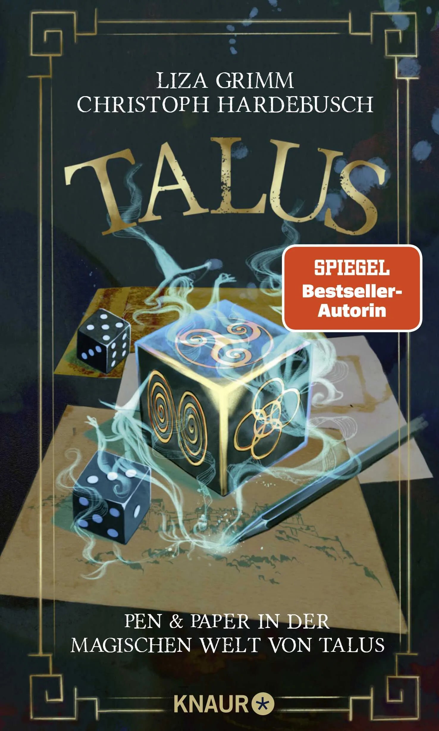 Buchcover von 'Talus - Pen & Paper in der magischen Welt von Talus' - Gebundene Ausgabe von Liza Grimm