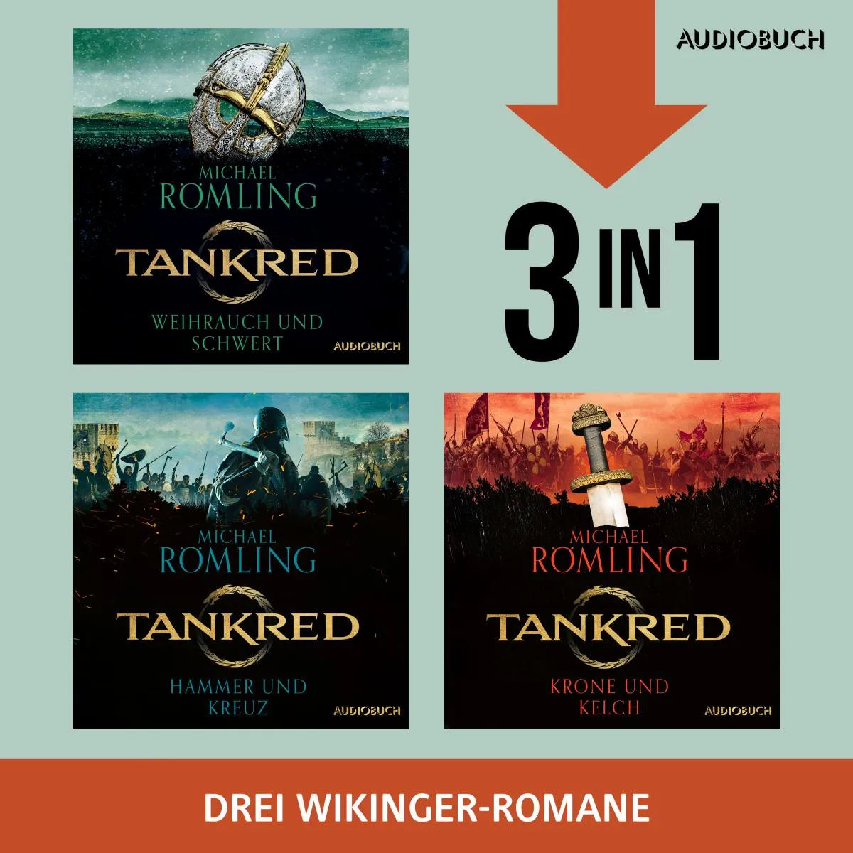 Cover: Tankred - Weihrauch und Schwert, Hammer und Kreuz & Krone und Kelch (Hörbuch Download) von Michael Römling