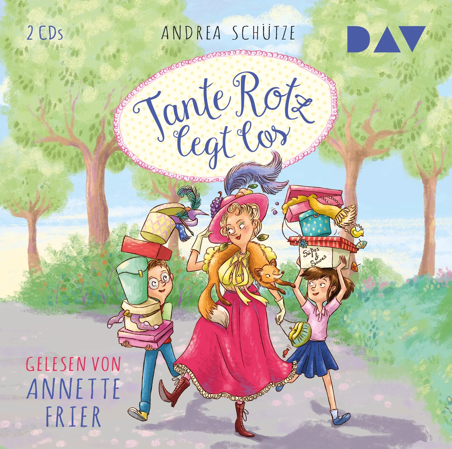 Buchcover von 'Tante Rotz legt los' - Hörbuch (CD) von Andrea Schütze