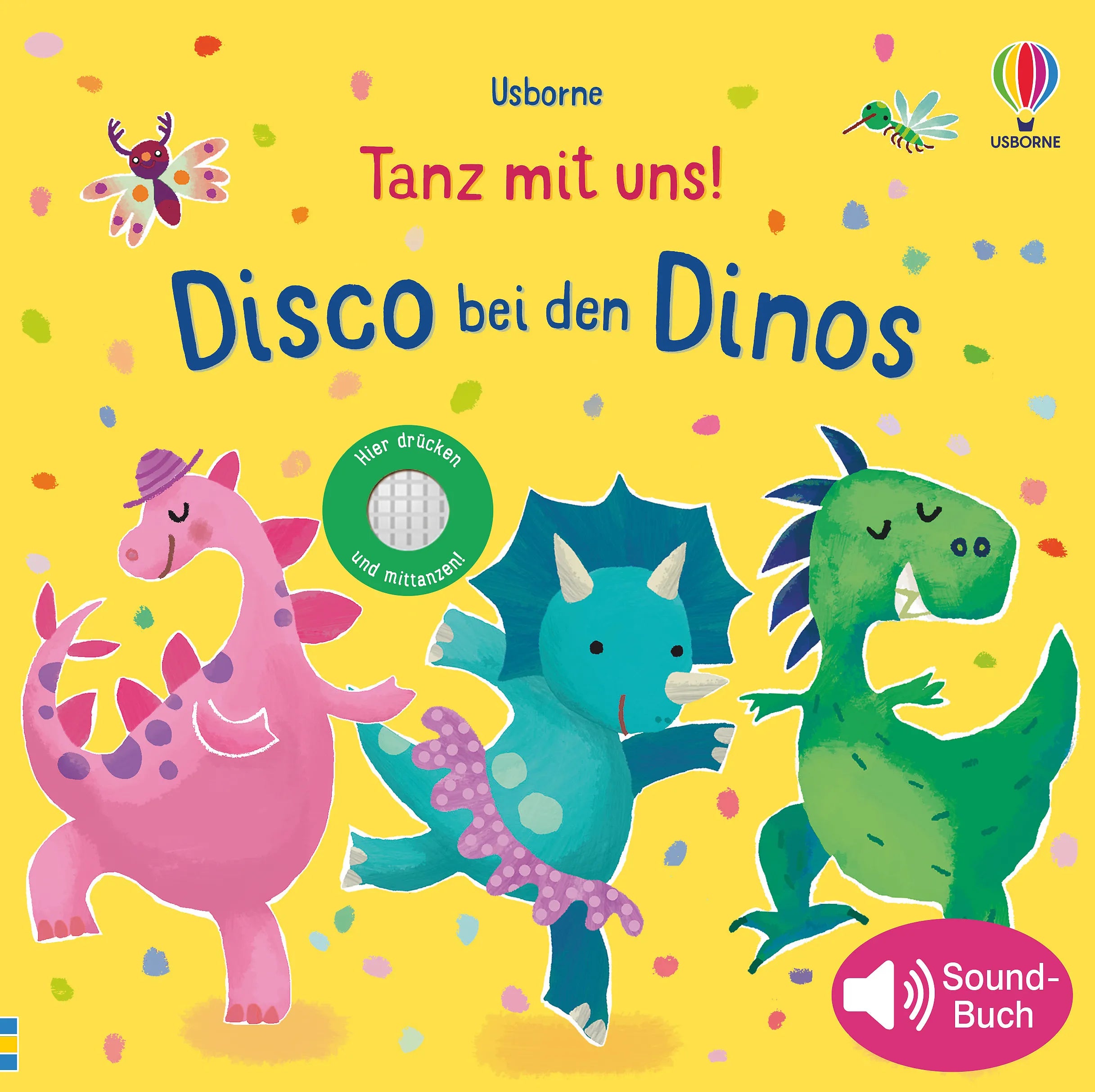 Buchcover von 'Tanz mit uns! Disco bei den Dinos' - Gebundene Ausgabe von Sam Taplin