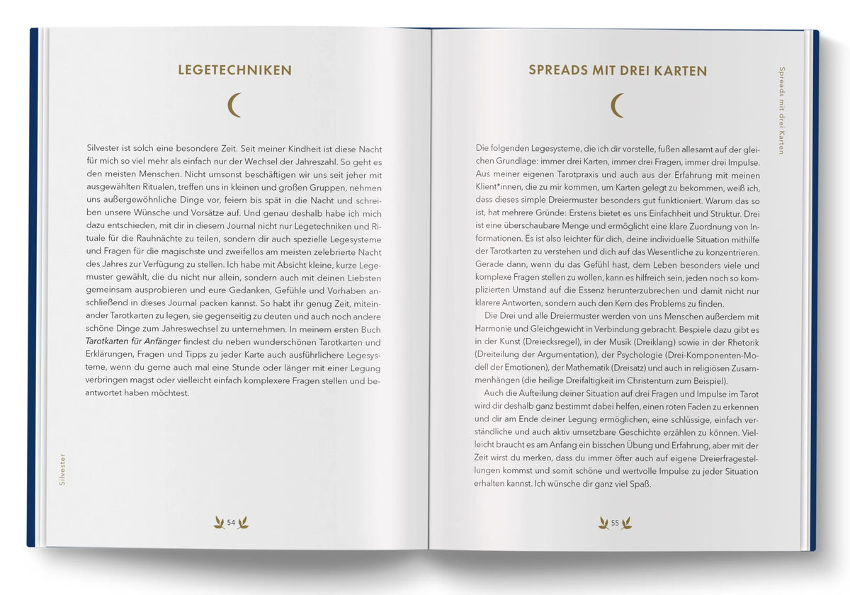 Tarot Journal für Rauhnächte und Jahreswende – Ansicht