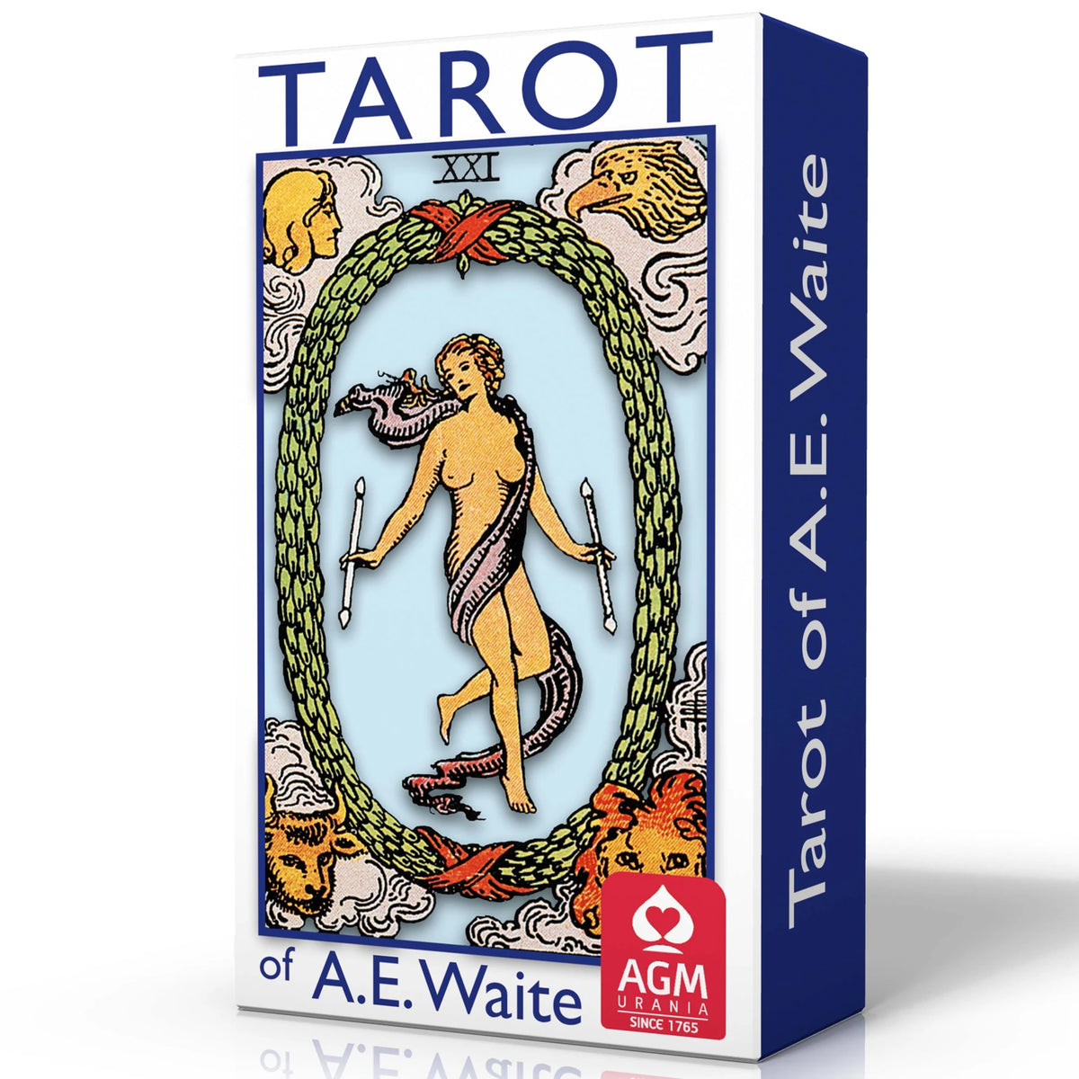 Kartendeck: Tarot of A.E. Waite (Blue Edition, Mini, GB)