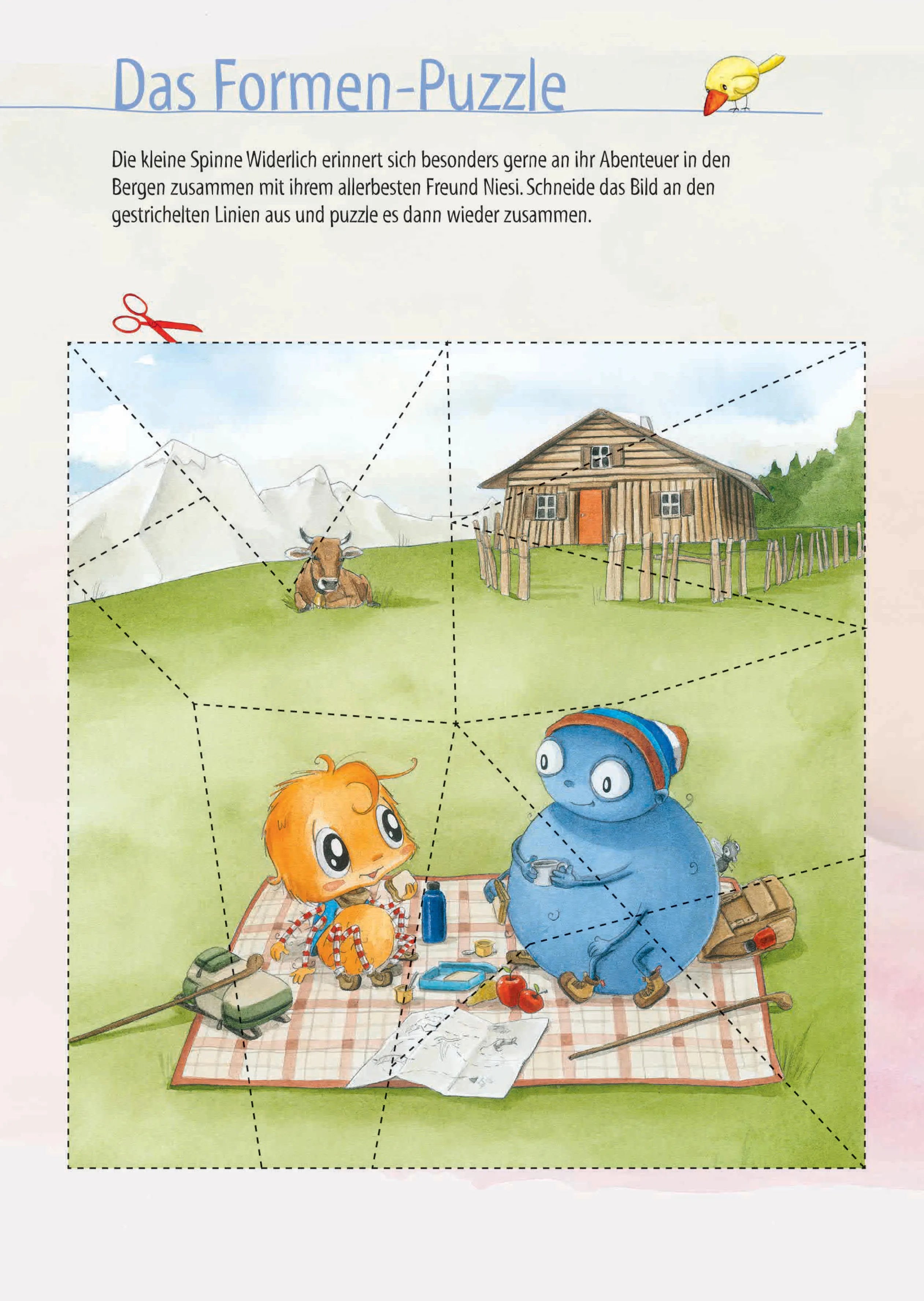Abbildung von 'Basteln & Spielen mit Die kleine Spinne Widerlich - Für kleine Künstler'