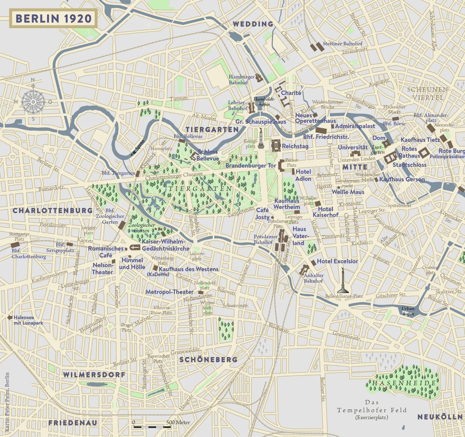 Abbildung von 'Berlin Friedrichstraße: Novembersturm'