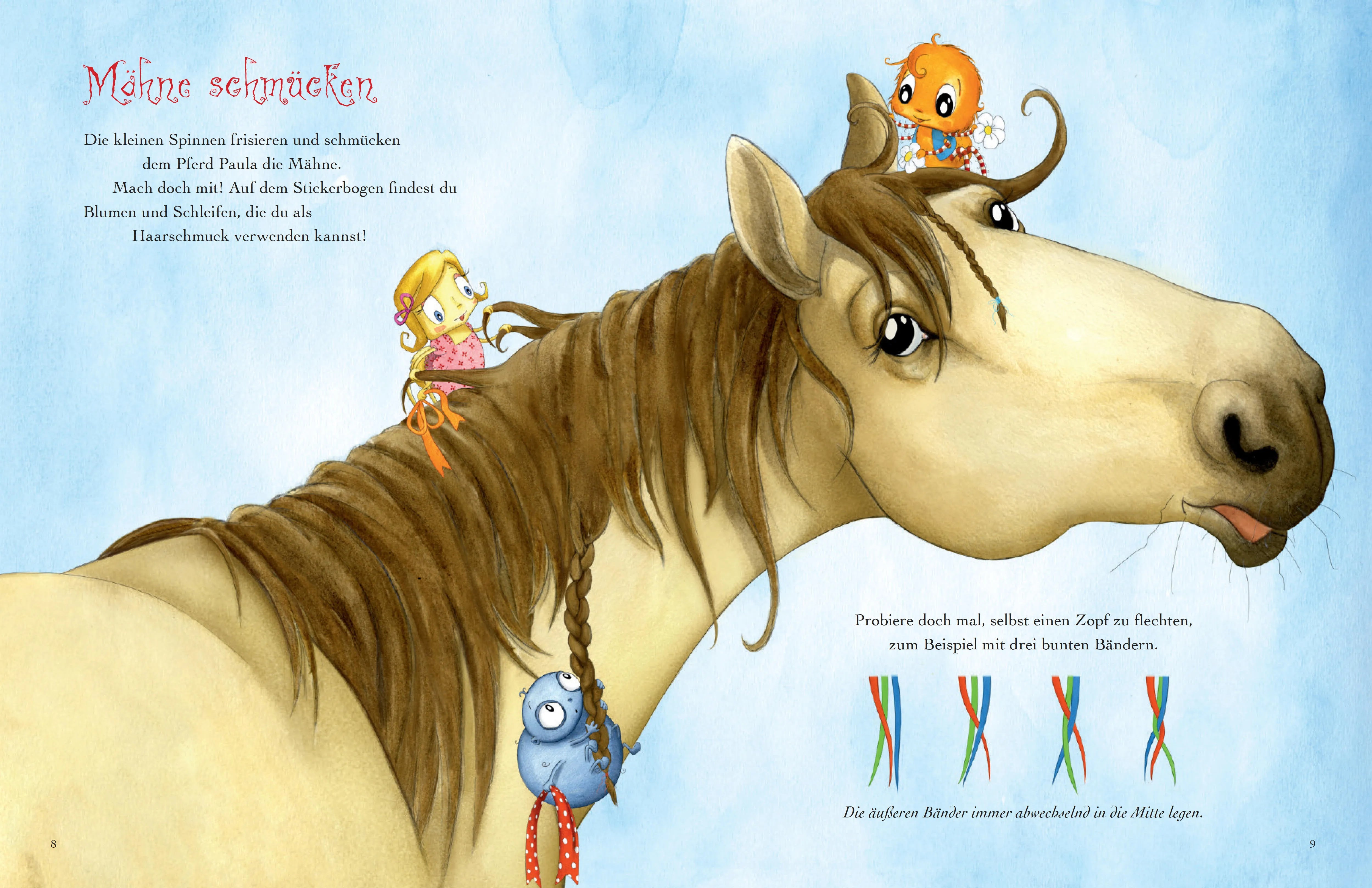 Abbildung von 'Die kleine Spinne Widerlich: Mein Bauernhof-Mitmachbuch'