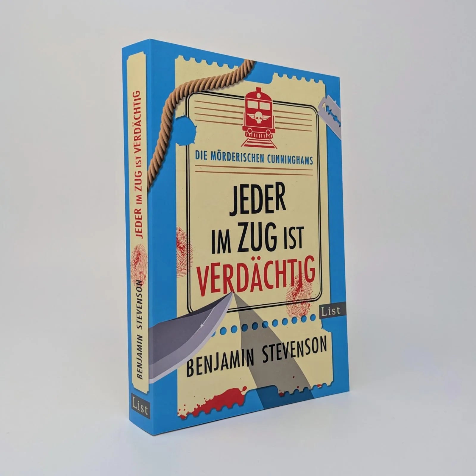 Abbildung von 'Die mörderischen Cunninghams. Jeder im Zug ist verdächtig'