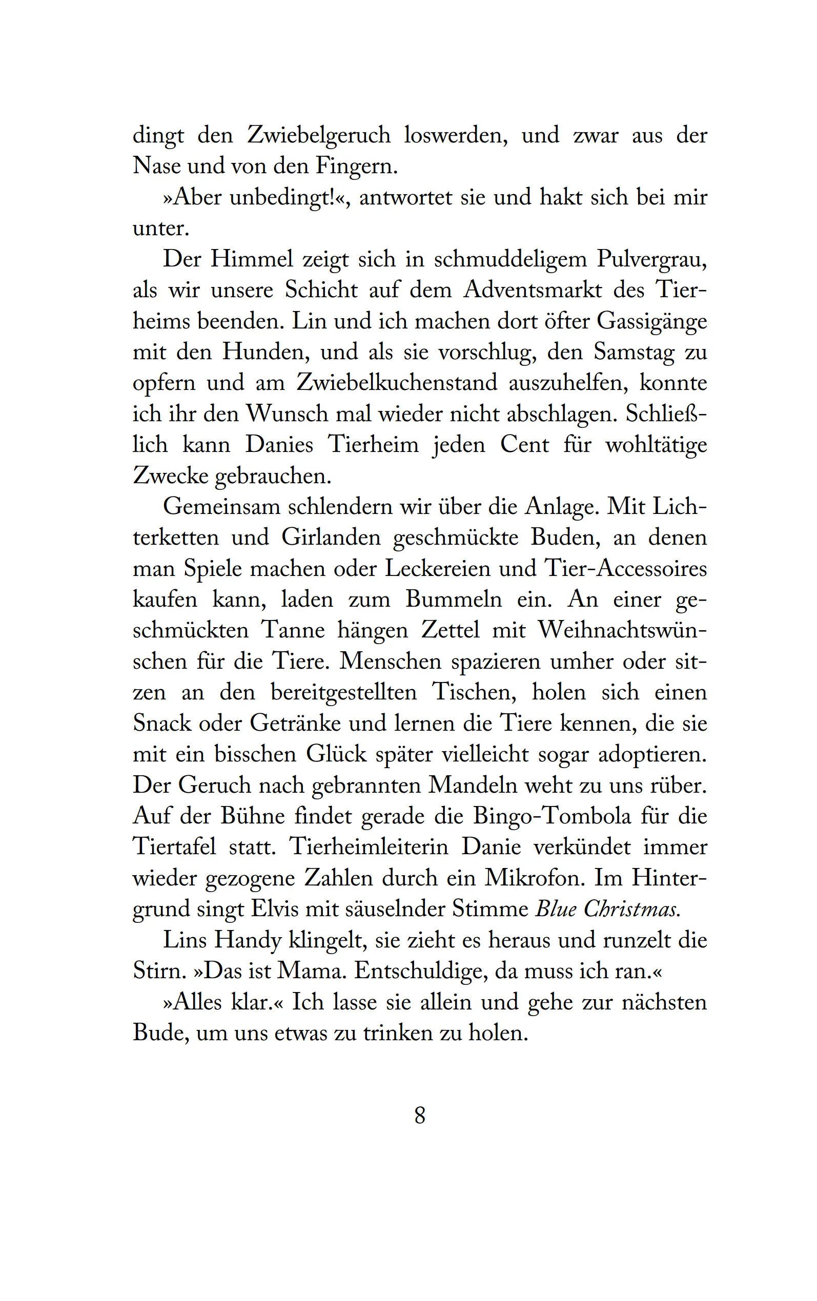 Abbildung von 'Herzglitzern und Mistelzweige'