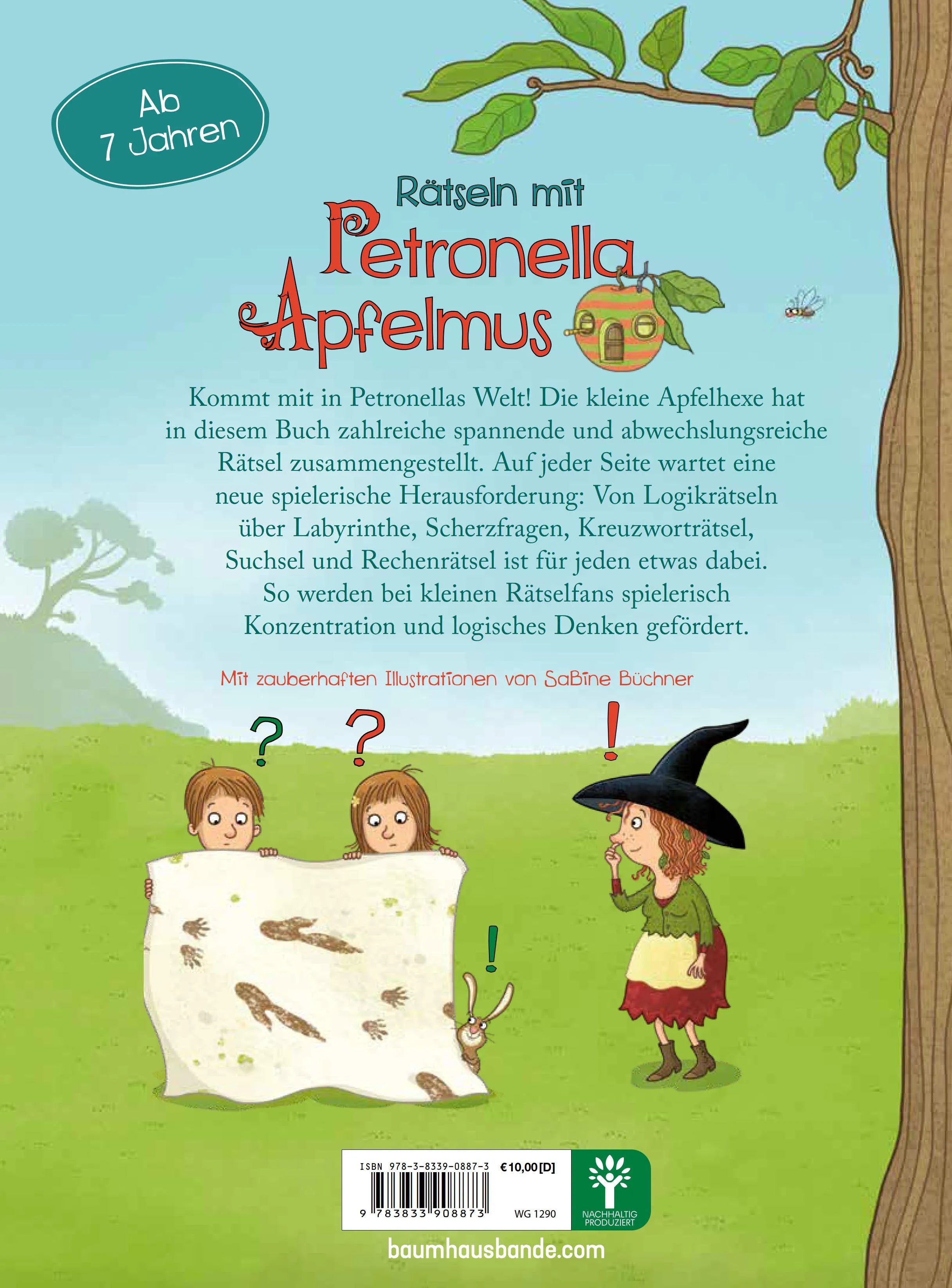 Abbildung von 'Petronella Apfelmus - Zauberspaß und Hexenlogik. Das große Rätselbuch'