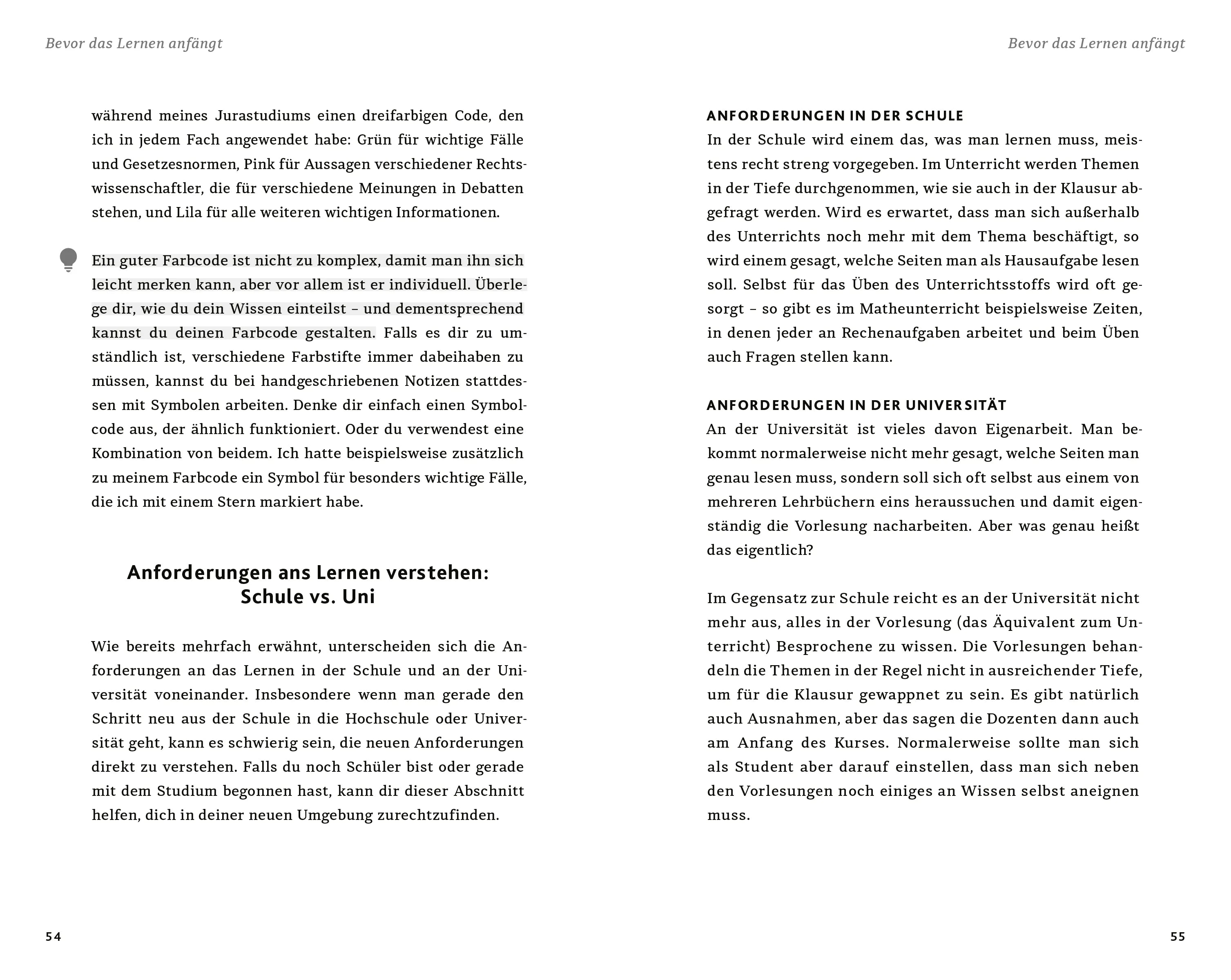 Abbildung von 'Richtig lernen. Dein Guide für Schule und Studium'