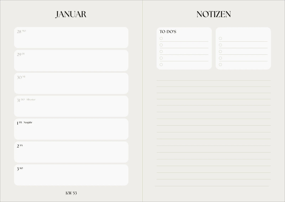 Taschenkalender A5 2027: Blütenmotiv, bestickt, rosa – Ansicht