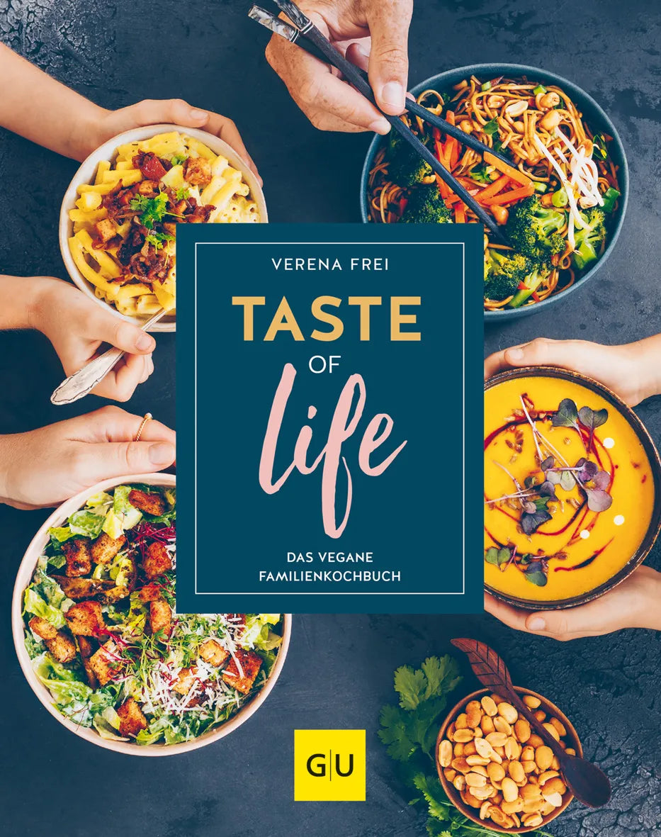 Buchcover von 'Taste of life' - Gebundene Ausgabe von Verena Frei-Krömmelbein