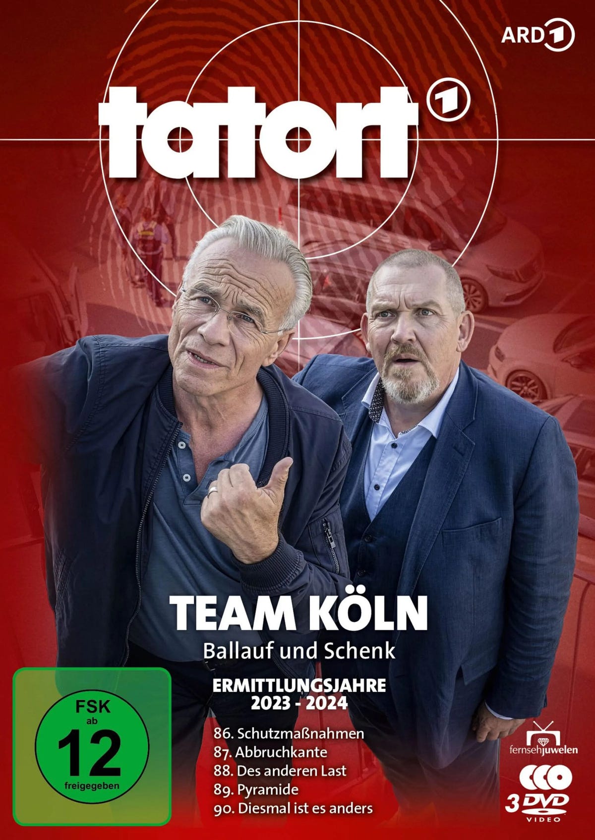 DVD-Cover: Tatort - Team Köln (Ballauf & Schenk) - Ermittlu. Regie: Nina Vukovic