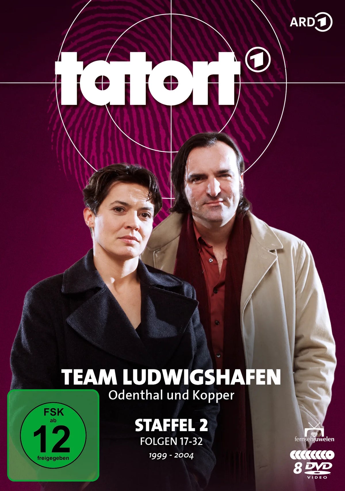DVD-Cover: Tatort - Team Ludwigshafen - Odenthal & Kopper - Staffel 2 - Folgen 17-32. Regie: Peter Schulze-Rohr