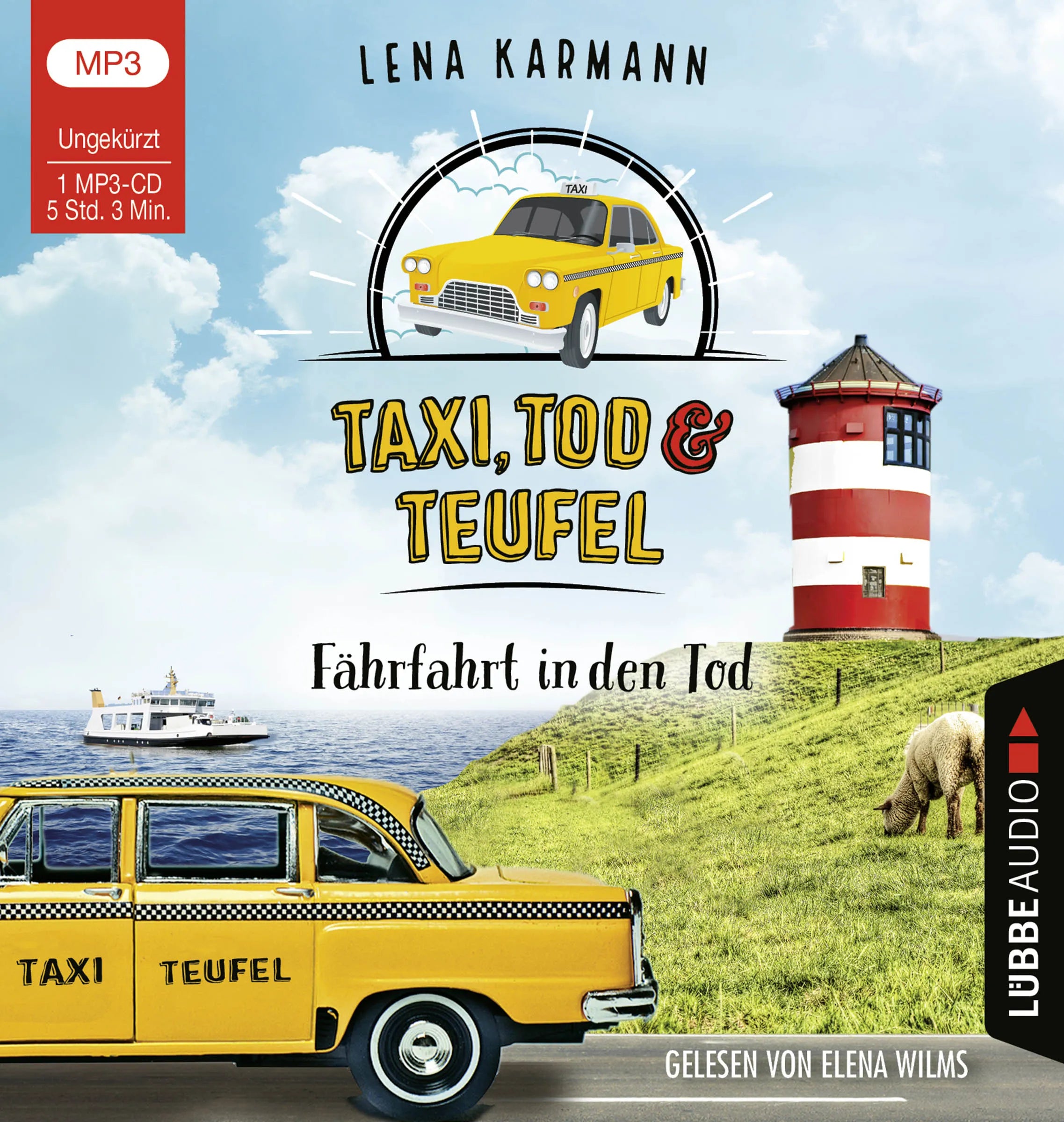 Buchcover von 'Taxi, Tod und Teufel - Fährfahrt in den Tod' - Hörbuch (CD) von Lena Karmann