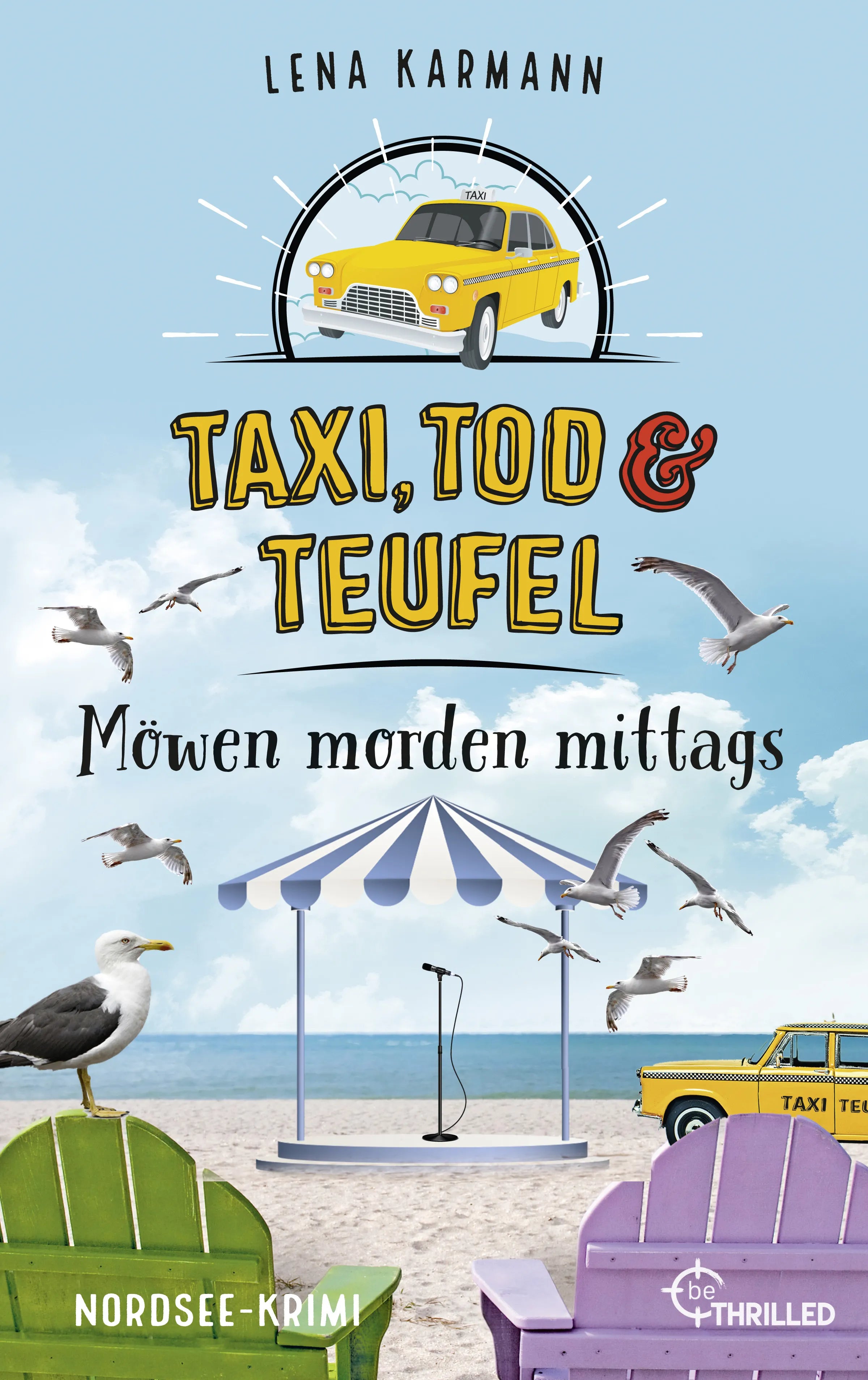 Cover: Taxi, Tod und Teufel - Möwen morden mittags (E-Book) von Lena Karmann