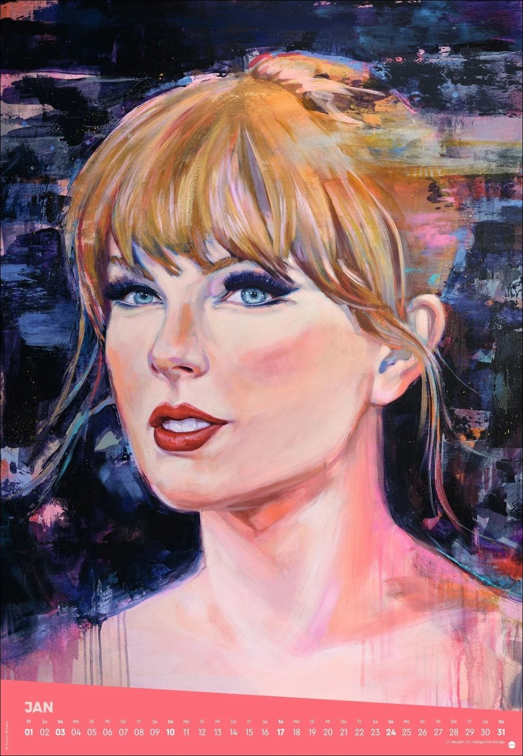 Taylor Posterkalender 2027 – Ansicht