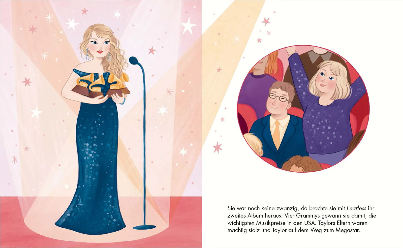 Detailansicht: Taylor Swift – Little People, BIG DREAMS (Hardcover)