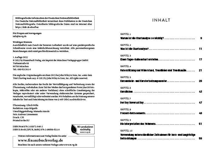 Innenansicht von 'Technische Analyse – schnell und einfach erklärt' - Taschenbuch