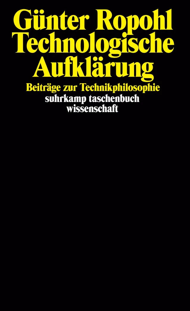 Buchcover von 'Technologische Aufklärung' - Taschenbuch von Günter Ropohl