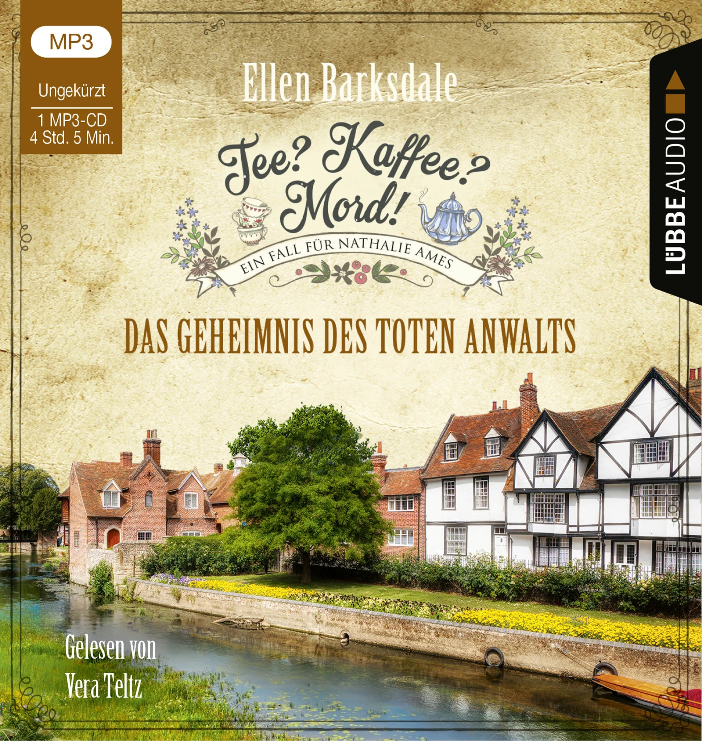 Buchcover von 'Tee? Kaffee? Mord! - Das Geheimnis des toten Anwalts' - Hörbuch (CD) von Ellen Barksdale