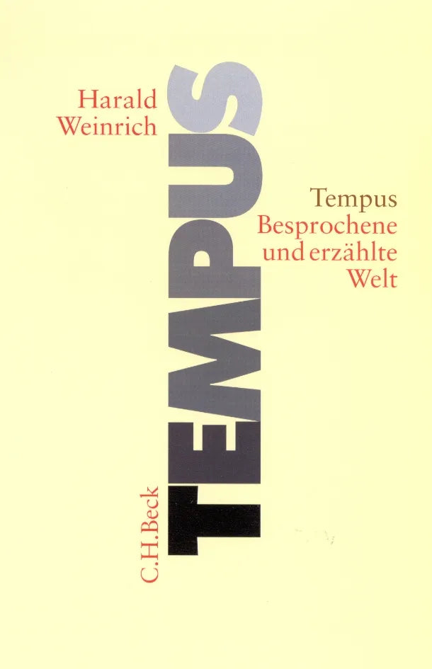 Buchcover von 'Tempus' - Taschenbuch von Harald Weinrich