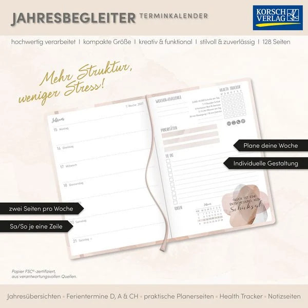 Terminkalender Jahresbegleiter Plan it 2027 – Ansicht