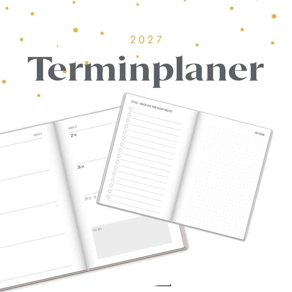 Terminplaner 2027 Hallo Glück – Ansicht