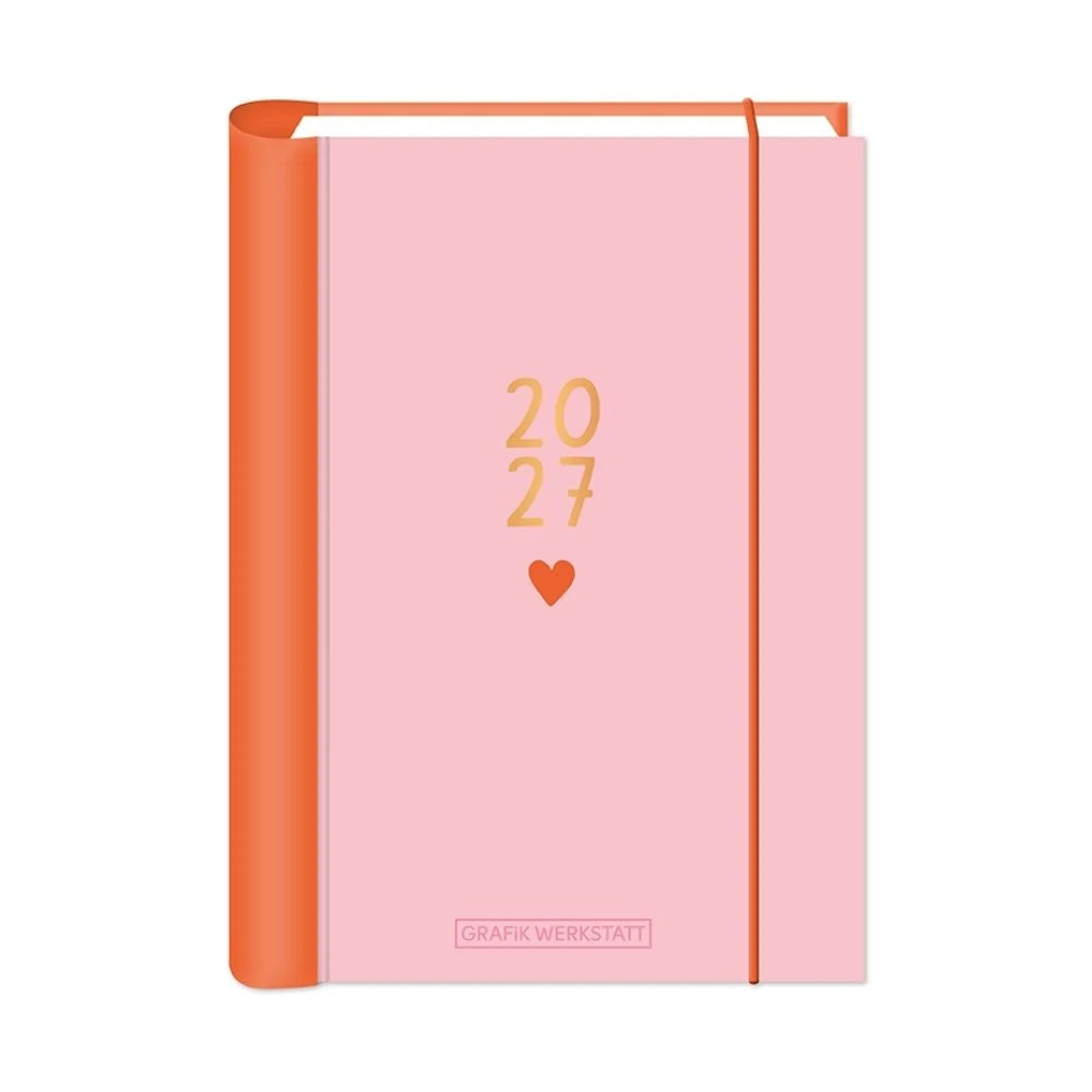 Taschenkalender: Terminplaner 2027 Kleines Herz