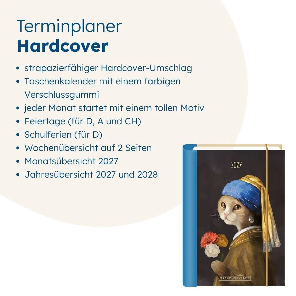 Terminplaner 2027 Tierisch kunstvoll – Ansicht