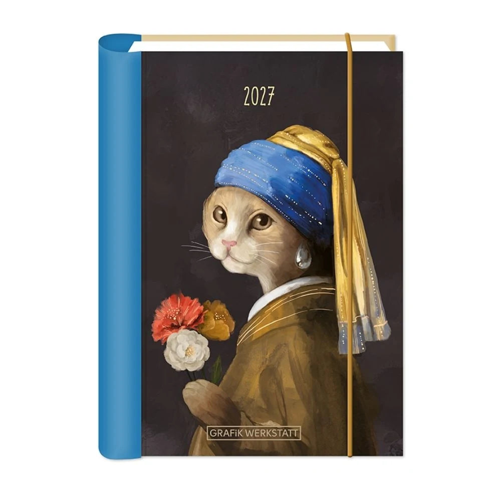 Taschenkalender: Terminplaner 2027 Tierisch kunstvoll