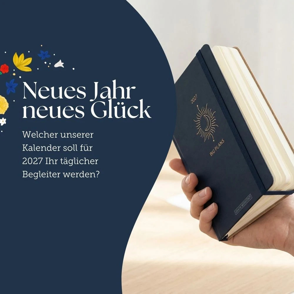 Terminplaner A5 Premium 2027 Dunkelgrau – Ansicht