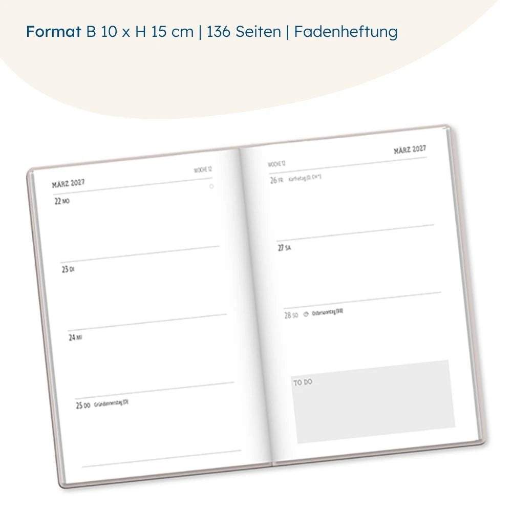 Terminplaner Letterart 2027 Jeder Tag ist voller Wunder – Ansicht