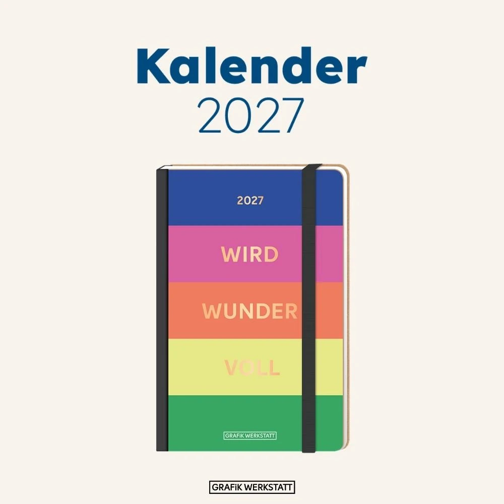 Terminplaner Letterart 2027 wird wundervoll – Ansicht