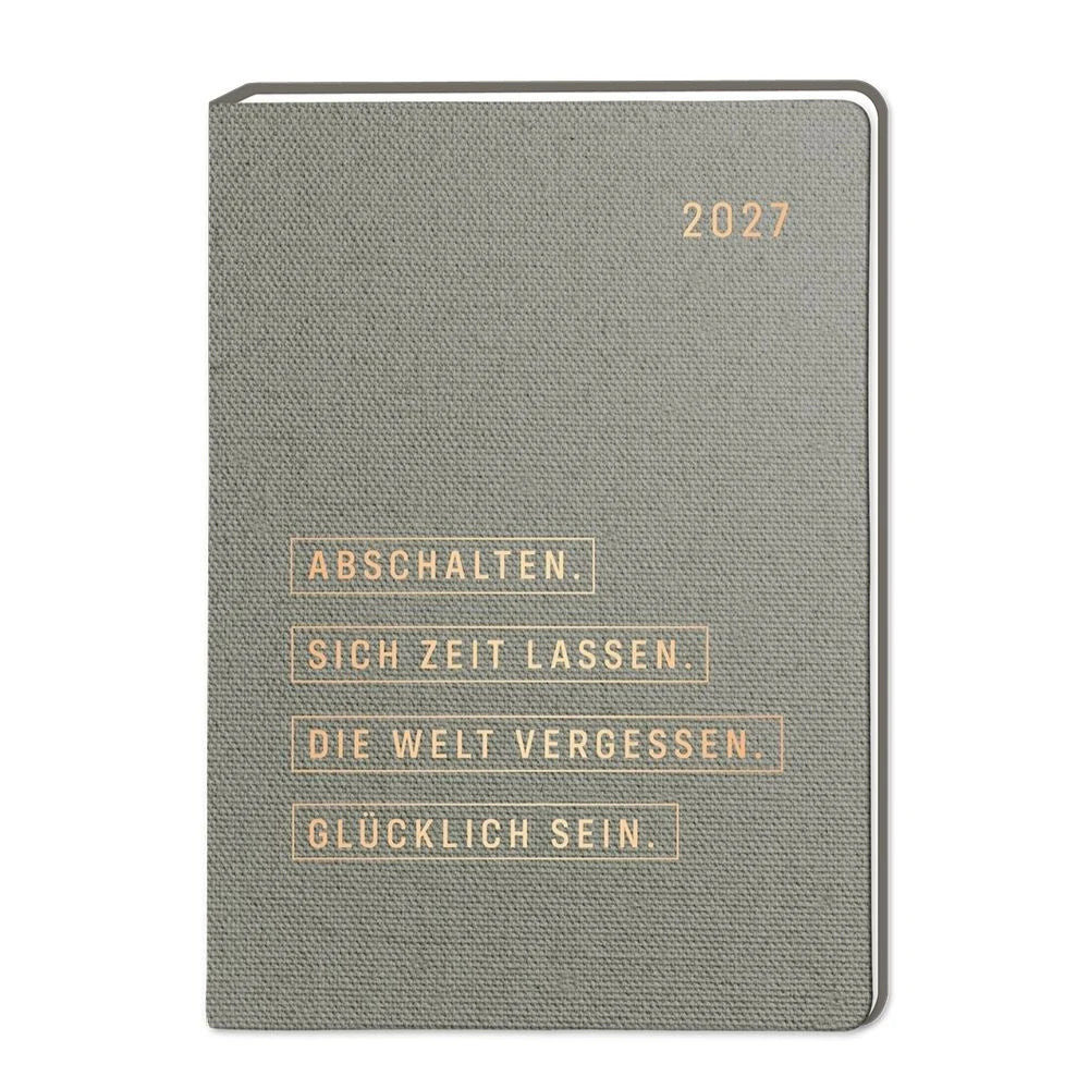 Taschenkalender: Terminplaner NatureArt 2027 Spruch