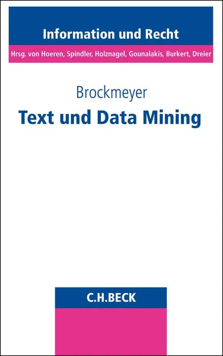 Buchcover von 'Text und Data Mining' - Taschenbuch von Henning Brockmeyer
