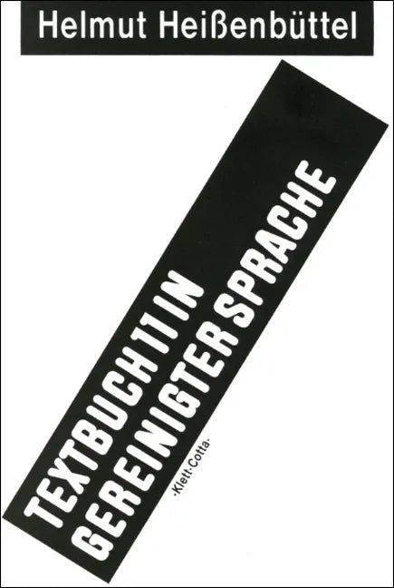 Buchcover von 'Textbücher / Textbuch 11 in gereinigter Sprache' - Paperback von Helmut Heißenbüttel