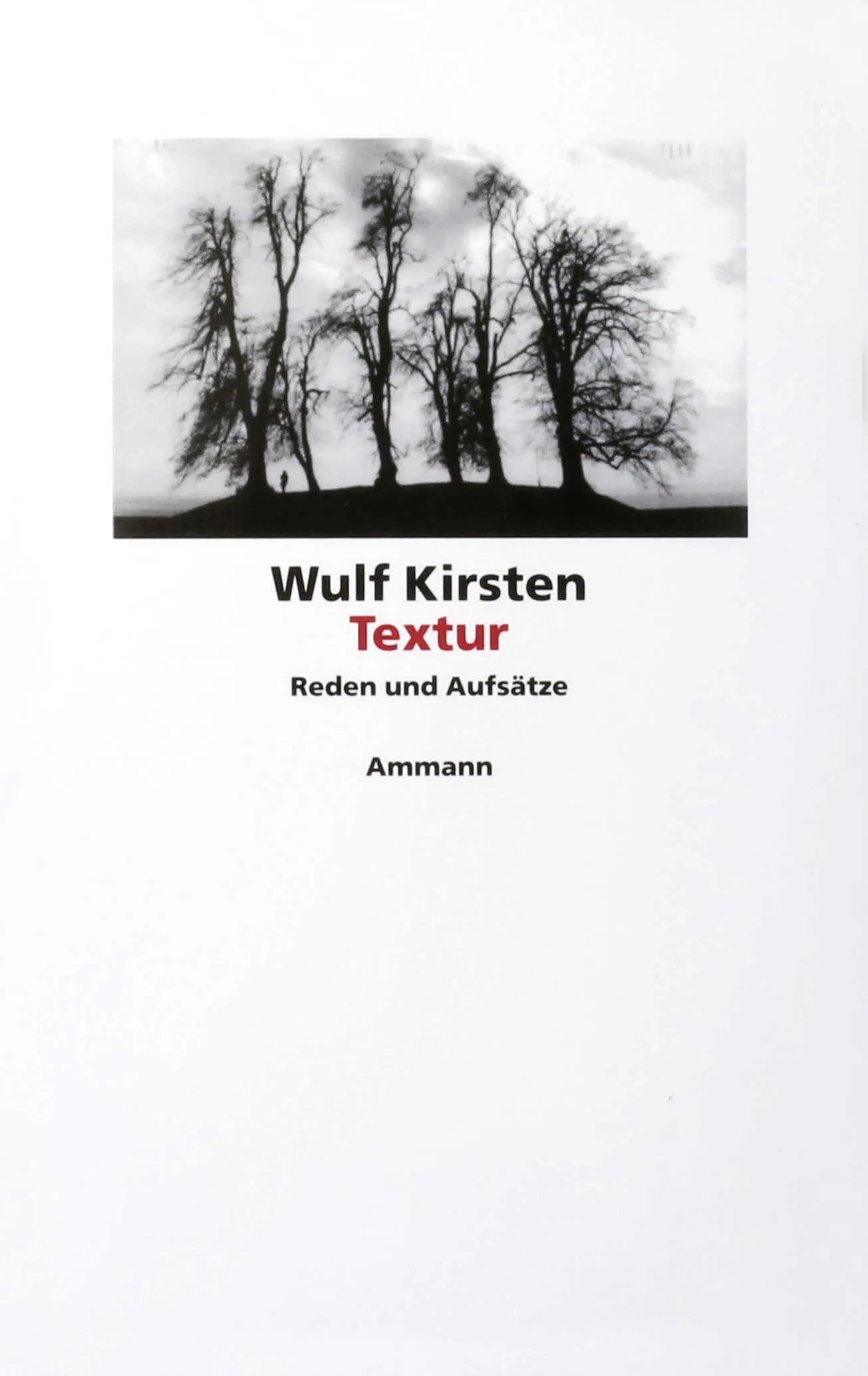 Buchcover von 'Textur' - Taschenbuch von Wulf Kirsten