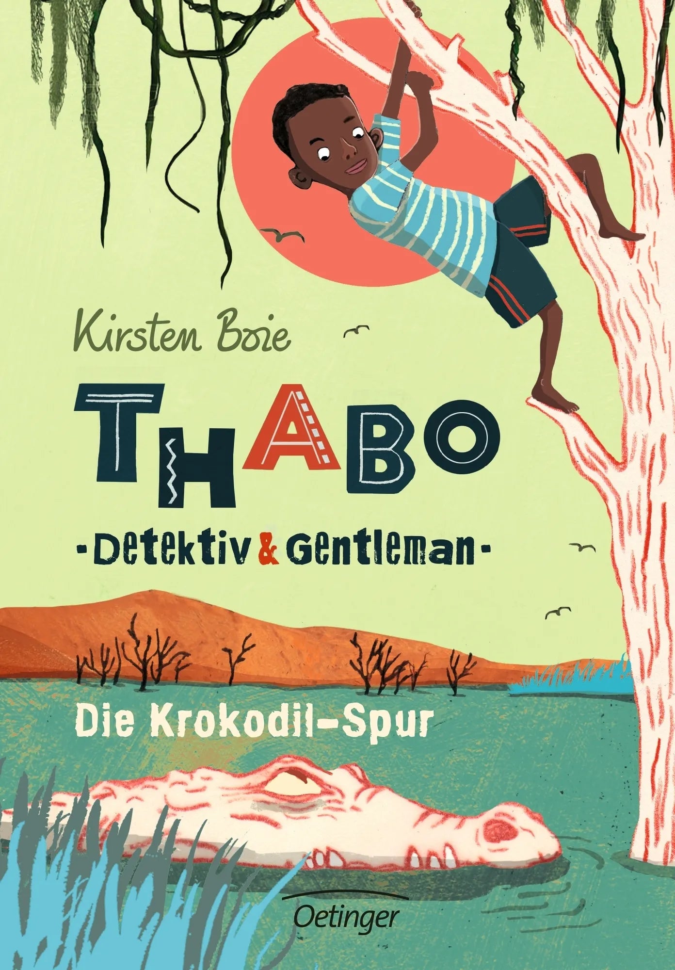 Buchcover von 'Thabo. Detektiv & Gentleman 2. Die Krokodil-Spur' - Gebundene Ausgabe von Kirsten Boie