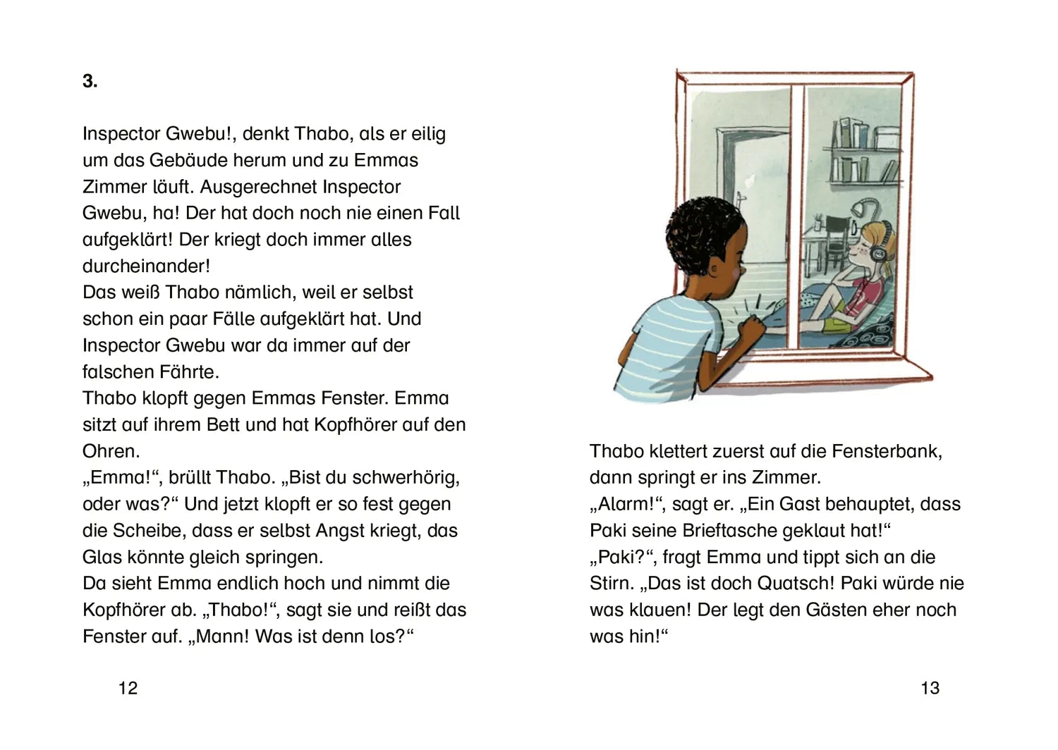 Abbildung von 'Thabo und Emma. Ein böser Verdacht'