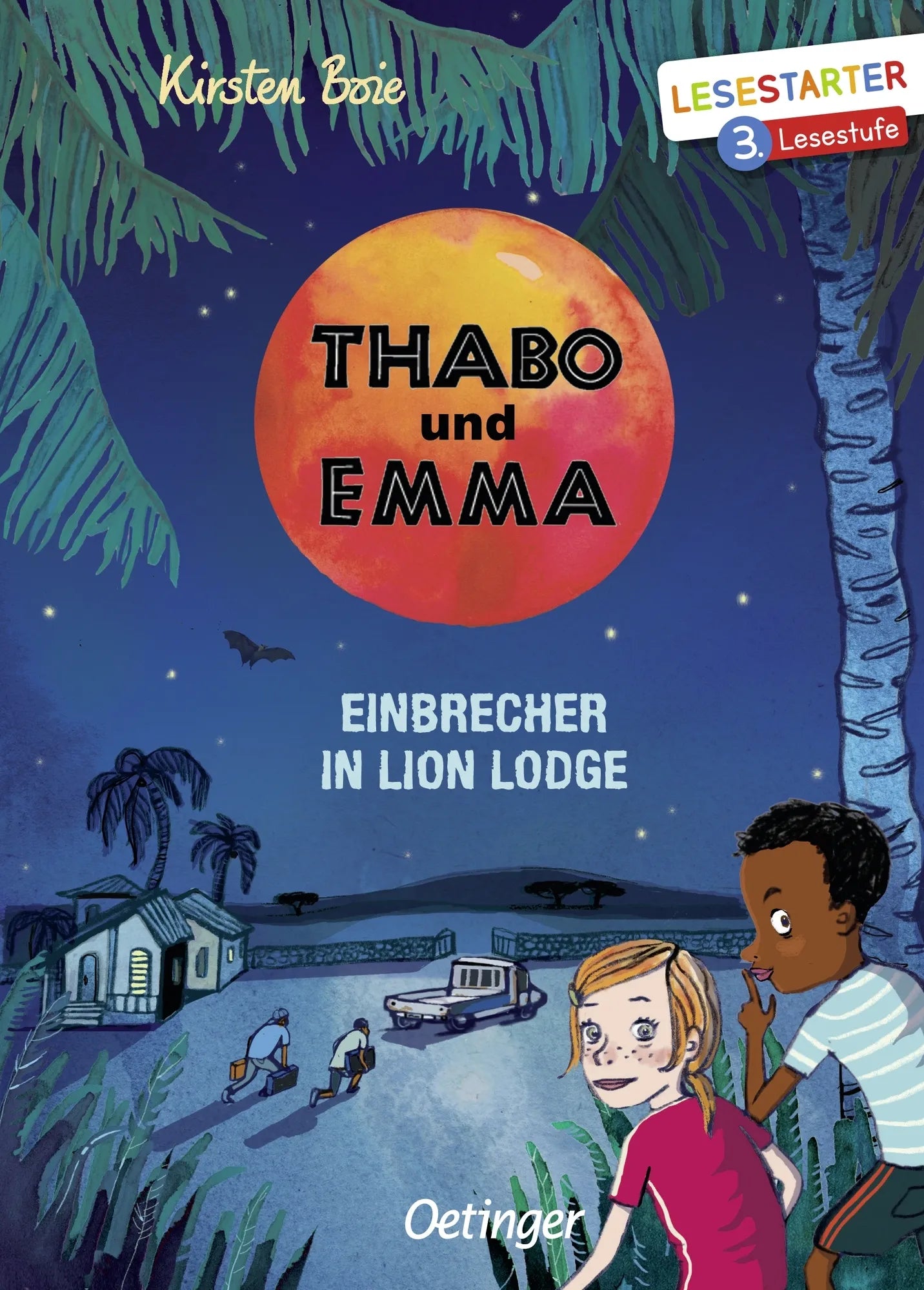 Buchcover von 'Thabo und Emma. Einbrecher in Lion Lodge' - Gebundene Ausgabe von Kirsten Boie